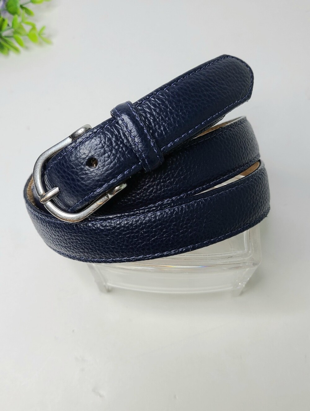 L.L. Bean Full Grain Genuine Leather Made in USA Vintage Belt